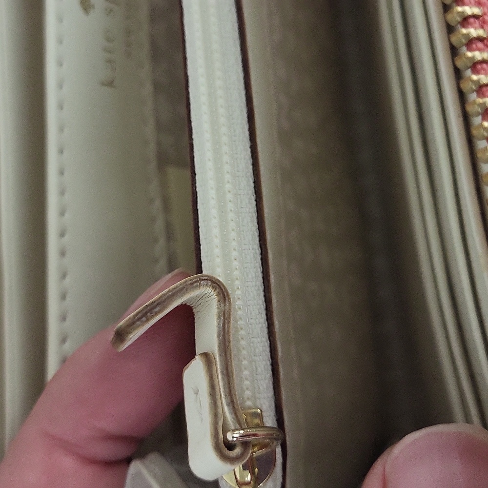 Kate Spade Mikas Pond Stacy in Guava Long Wallet - Picture 8 of 9